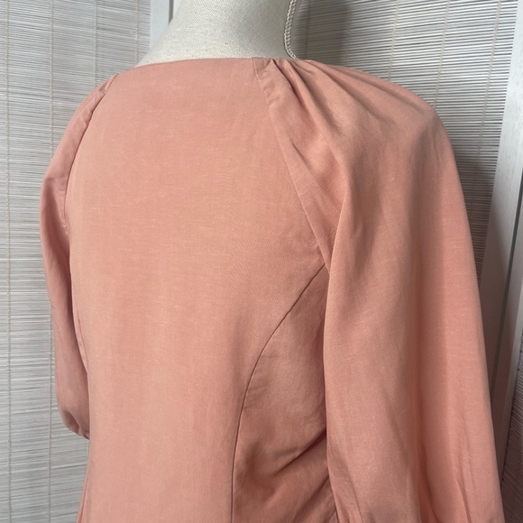 Lovers + Friends Edith Blouse Terracotta Pink Size M - Picture 5 of 8